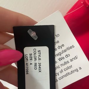 Formal dress red size small